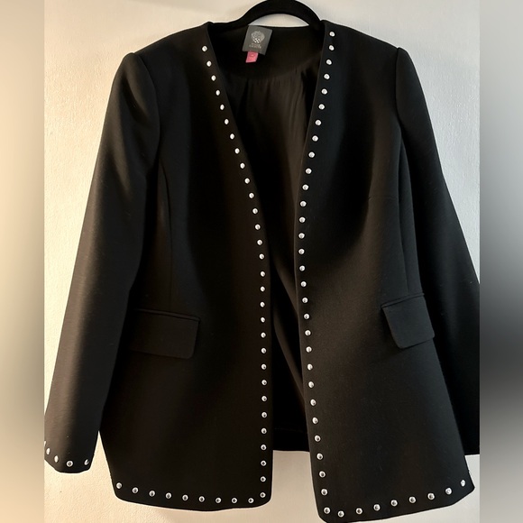 Vince Camuto Jackets & Blazers - 💎 BEAUTIFUL Vince Camuto Black Studded Blazer 💎